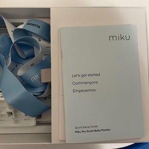 Miku Pro Smart Baby Monitor with Wall Mount Kit